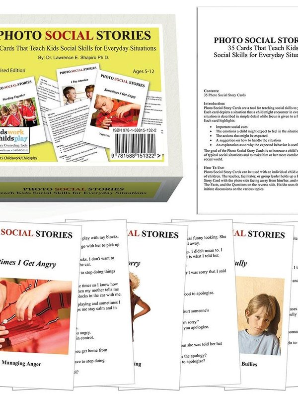 Photo Social Stories Social Situations Card Game
