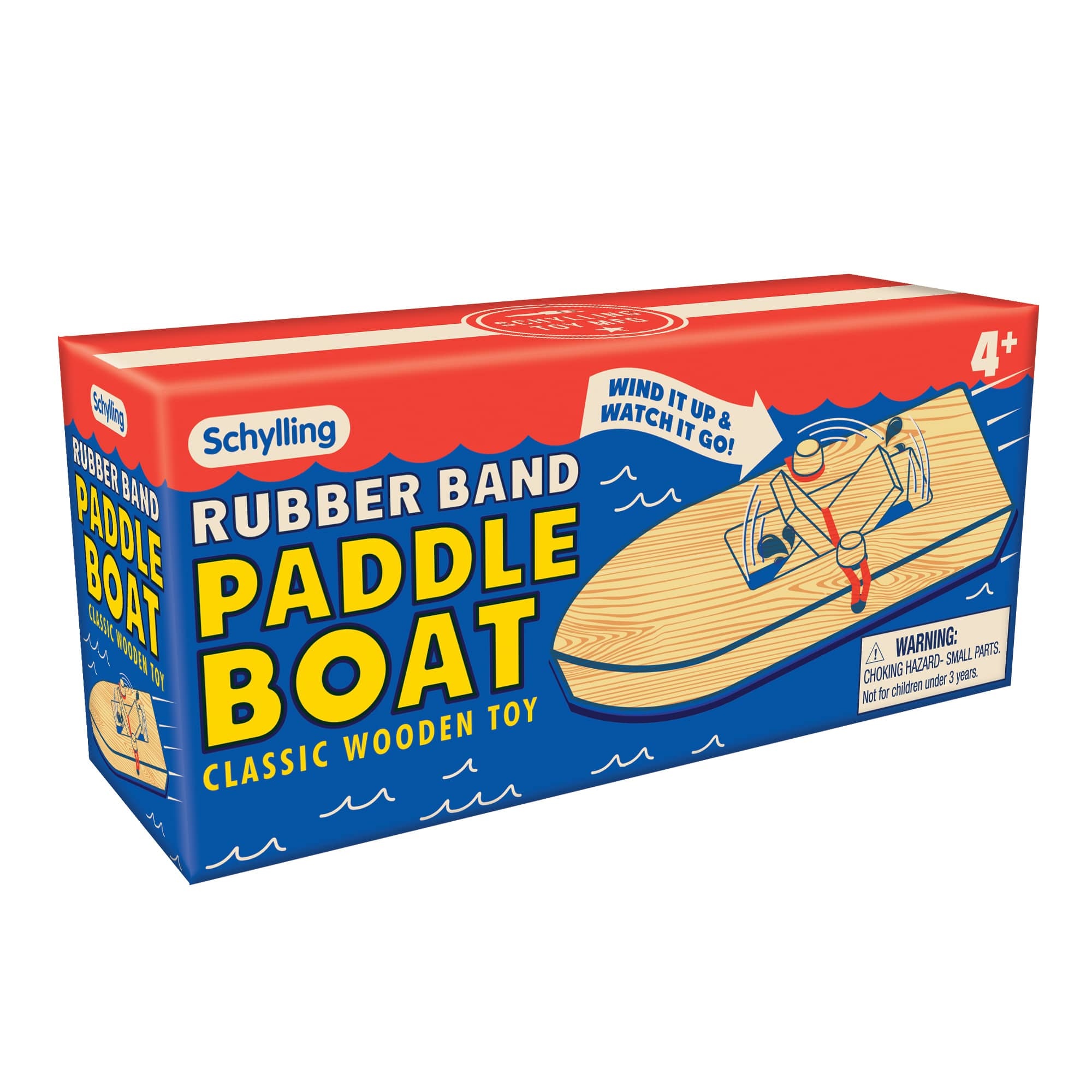 Wooden Paddle Boat