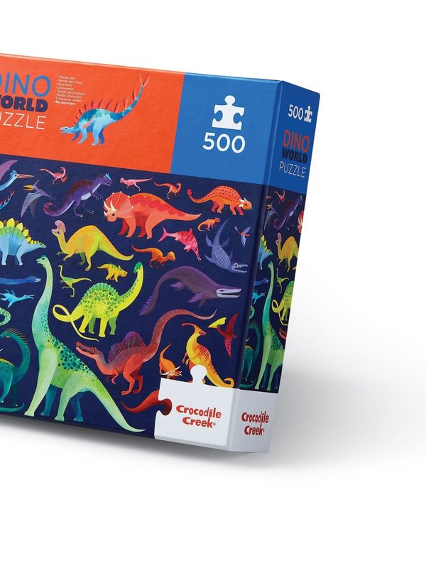 Crocodile Creek Dino World 500pc Puzzle