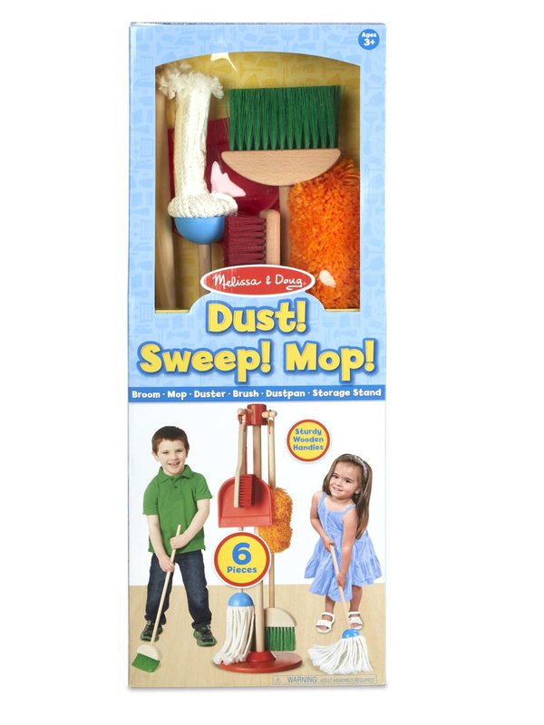 Melissa & Doug Let’s Play House! Dust, Sweep, and Mop