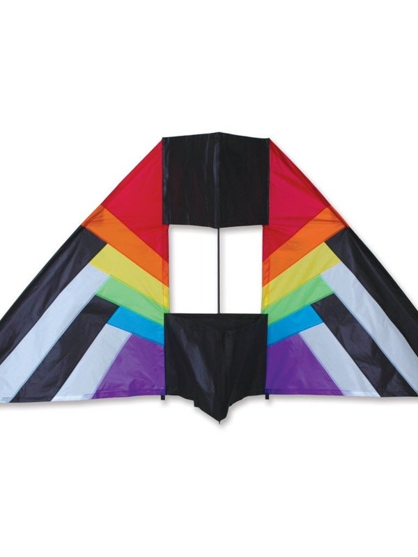 Premier Kites 5.5 ft Box Delta Rainbow Spectrum Kite