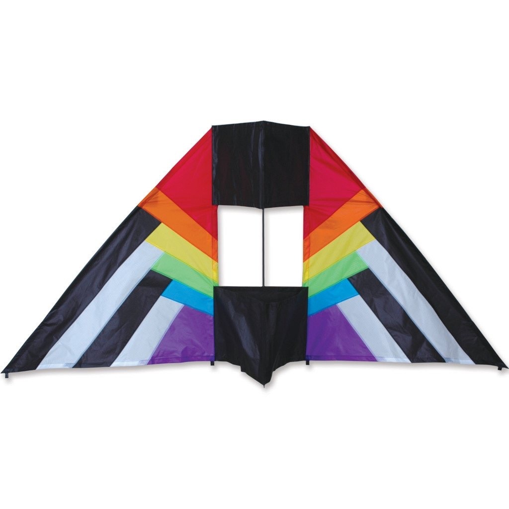 5.5 ft Box Delta Rainbow Spectrum Kite