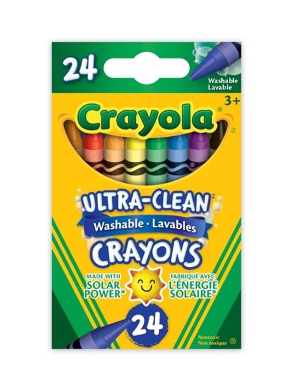Crayola Ultra Clean Washable Crayons 24pc