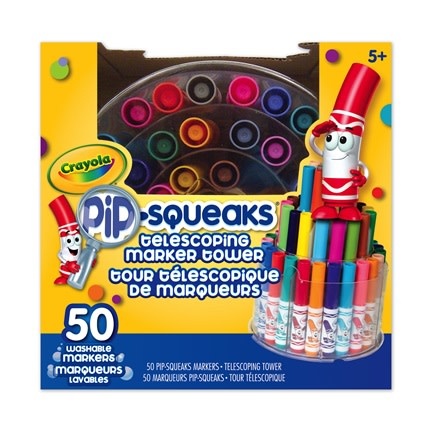 Pip-Squeaks Marker Tower 50pc