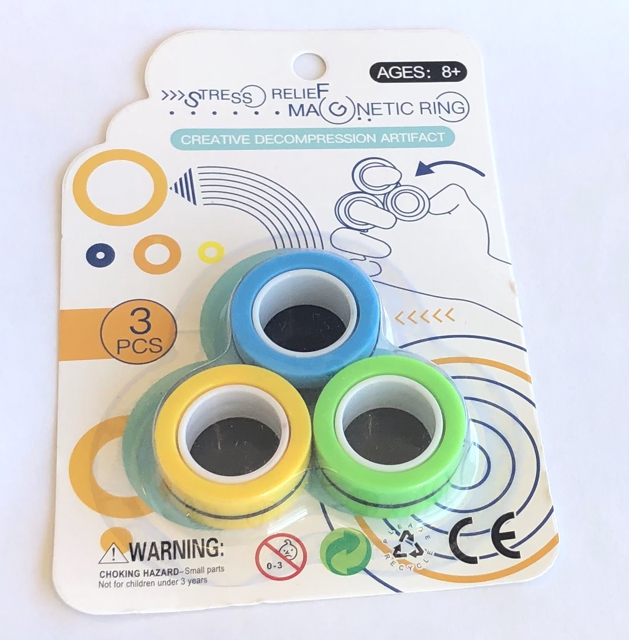 Magnetic Spinning Rings