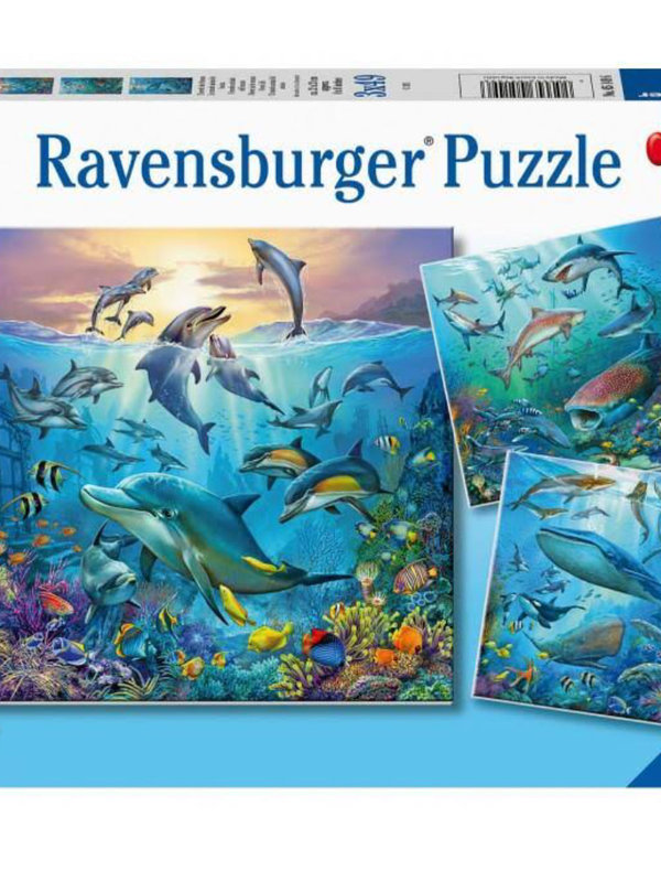 Ravensburger Ocean Life Puzzle 3x49pc Puzzles