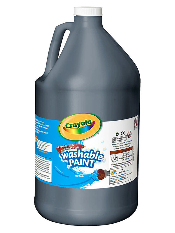 Crayola Crayola Washable Paint 3.79L Black