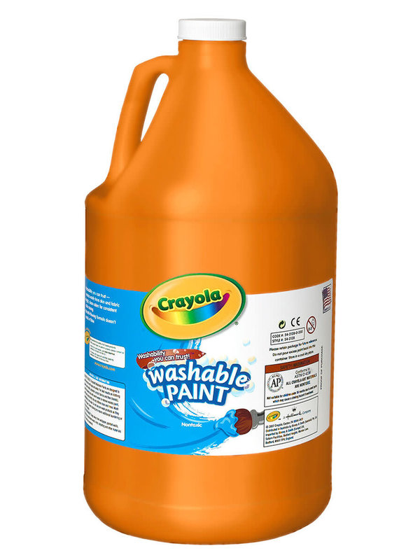 Crayola Crayola Washable Paint 3.79L Orange