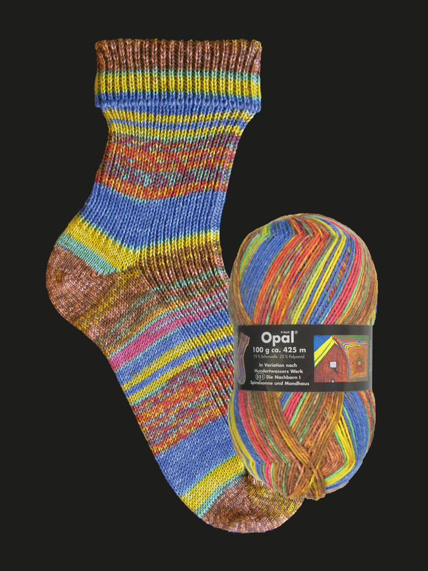 Opal Opal Sock 4ply - The Neighbours/Die Nachbarn/2100