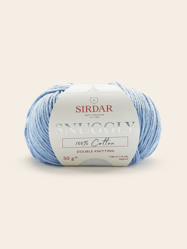 SIRDAR Sirdar Snuggly 100% Cotton - Sky Blue/751