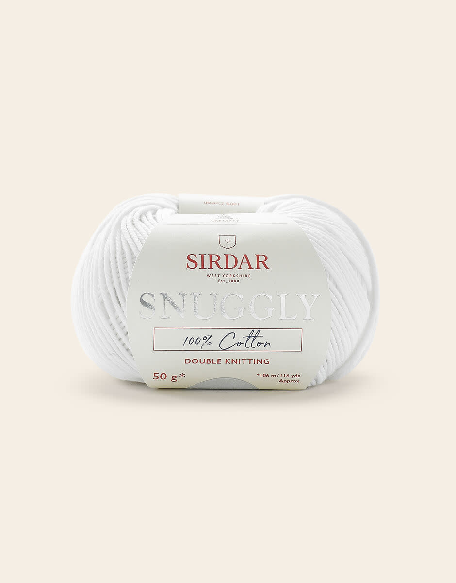 Sirdar Snuggly 100% Cotton-White/762