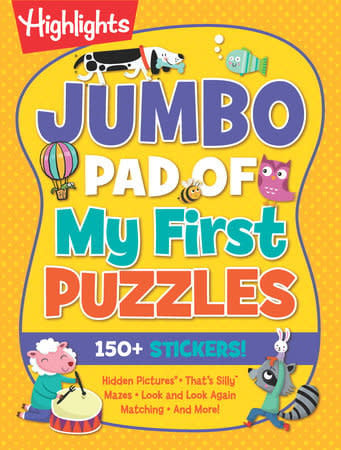 Jumbo Pad of My First Puzzles