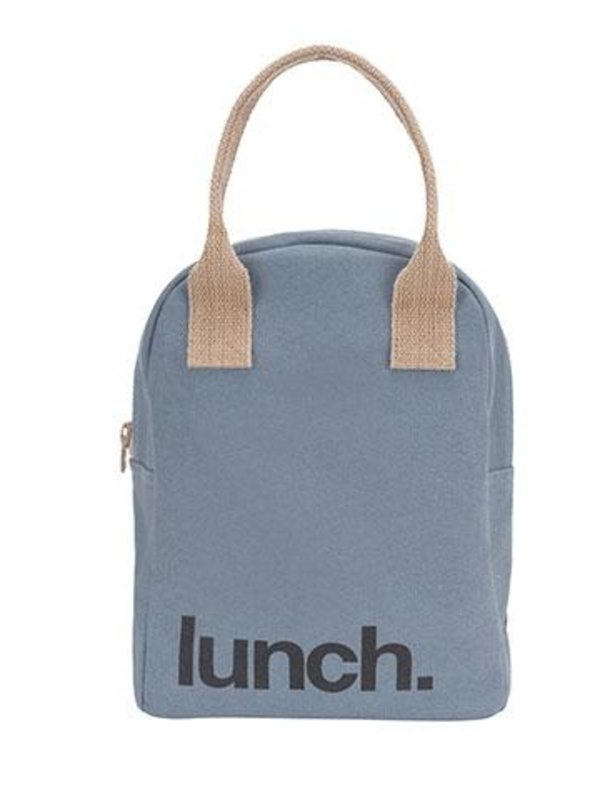 fluf Blue -Zipper Lunch BAG