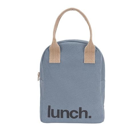 Blue -Zipper Lunch BAG