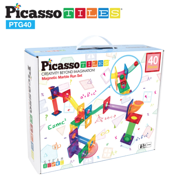 Picasso Tiles Magnetic Marble Run 40pc