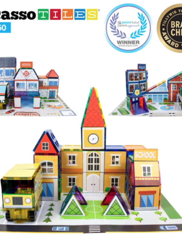 Picasso Tiles Picasso Tiles School, Hospital & Police Combo Set 150pc
