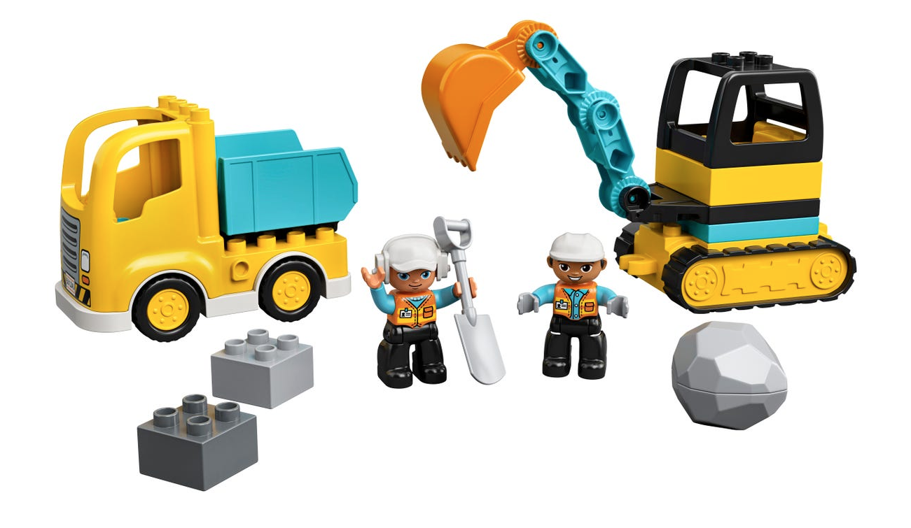 LEGO® DUPLO® Truck and Tracked Excavator