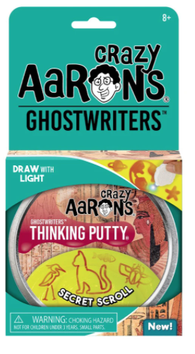 Crazy Aaron's Thinking Putty Ghost Writers Secret Scroll