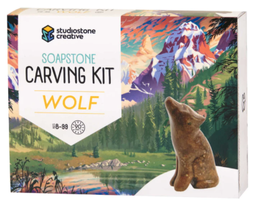 Soapstone Carving kit (WOLF)