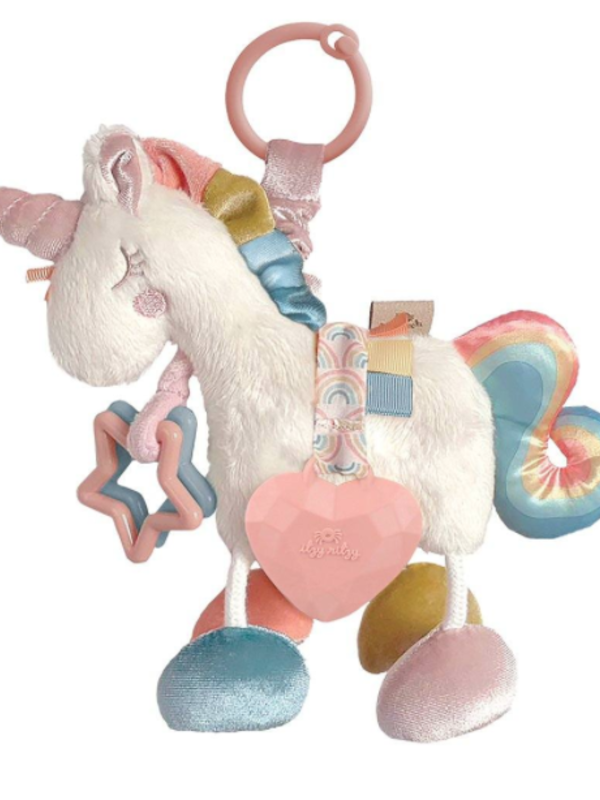 Itzy Ritzy Link & Love Unicorn Activity Plush