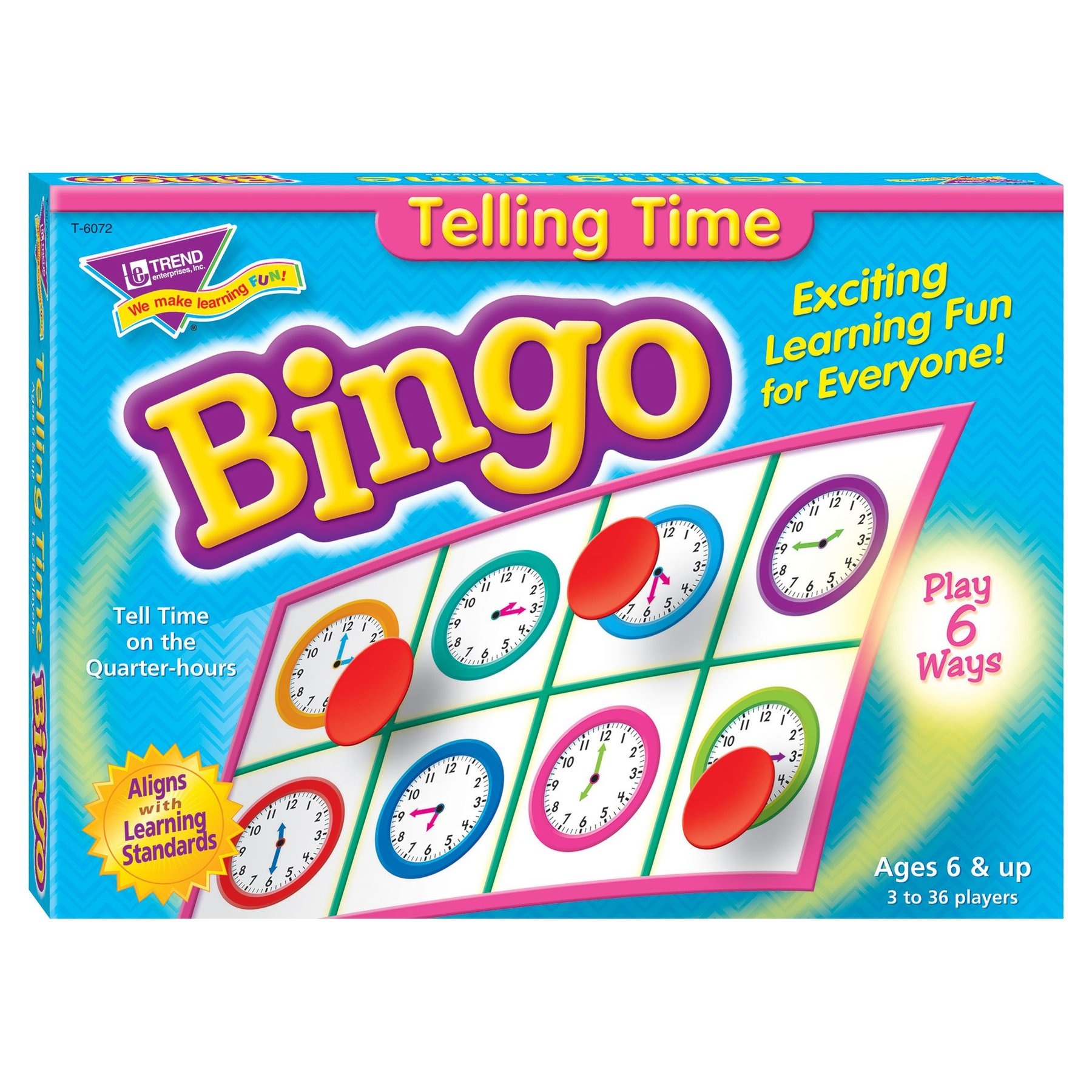 Telling Time Bingo