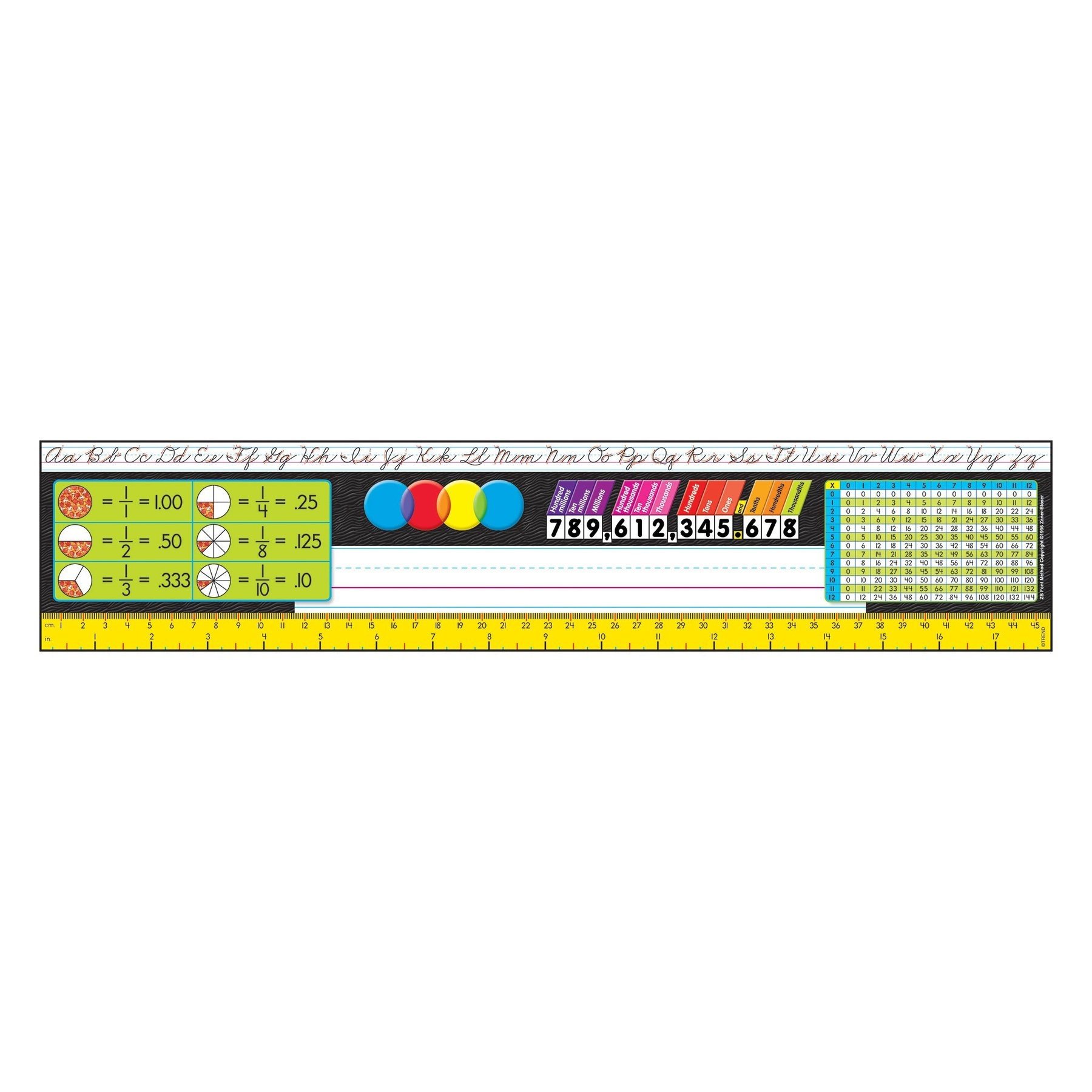 Reference Name Plates: Grades 3-5 cursive zaner-bloser