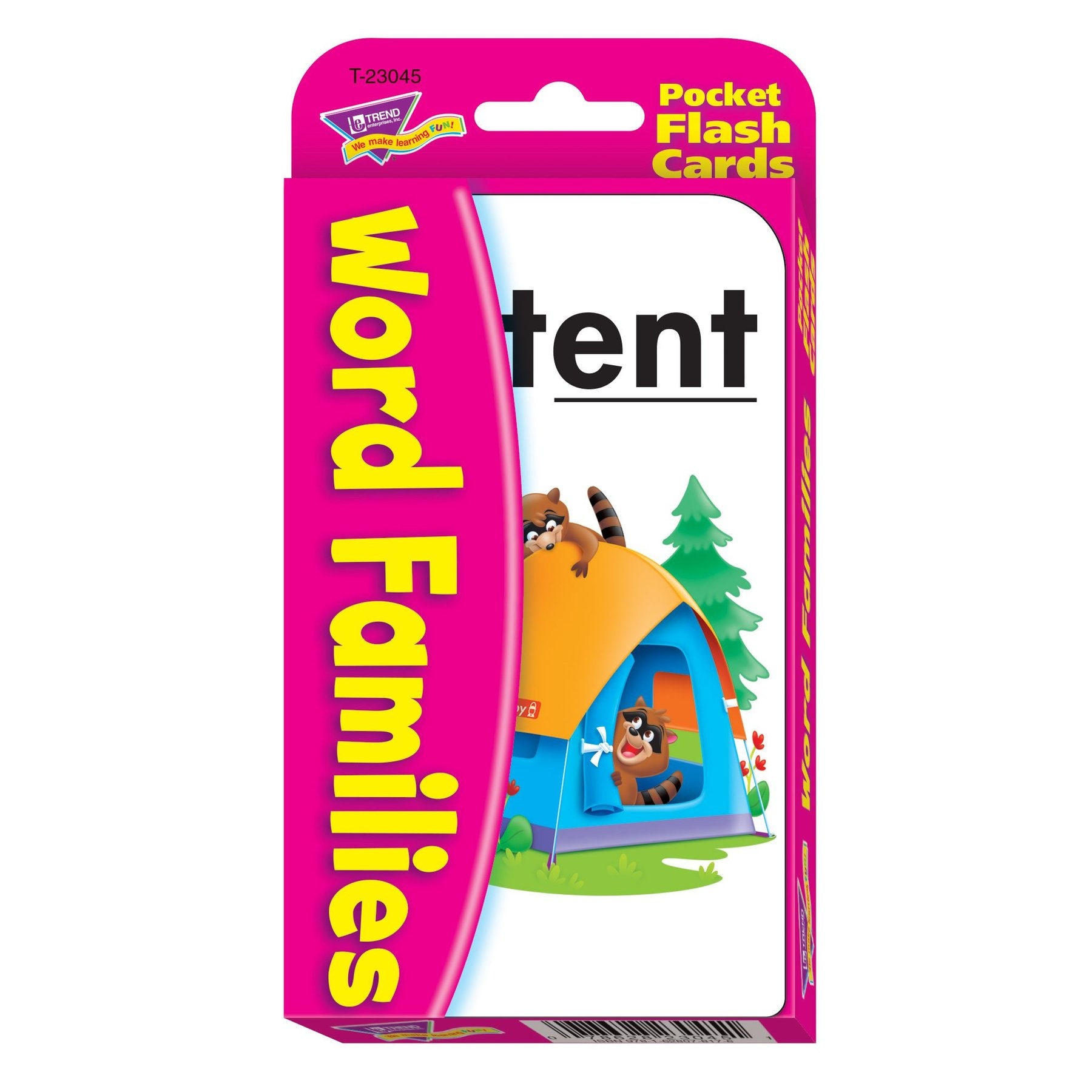 Pocket Flash Cards Word Families