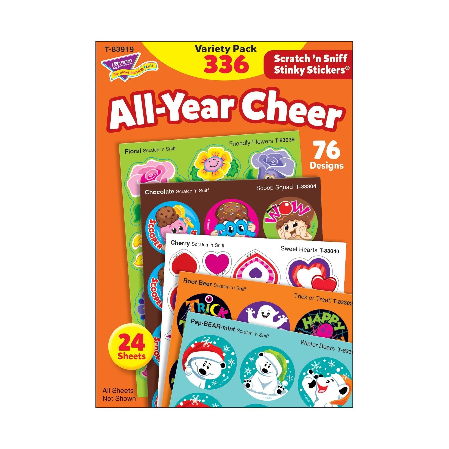 Scratch ‘n Sniff All-Year Cheer Stickers