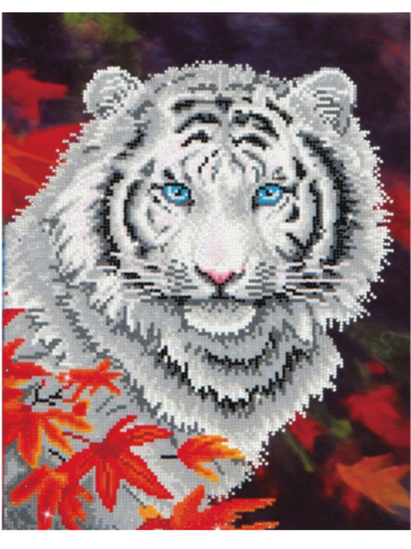 Diamond Dotz DIAMOND DOTZ White Tiger in Autumn