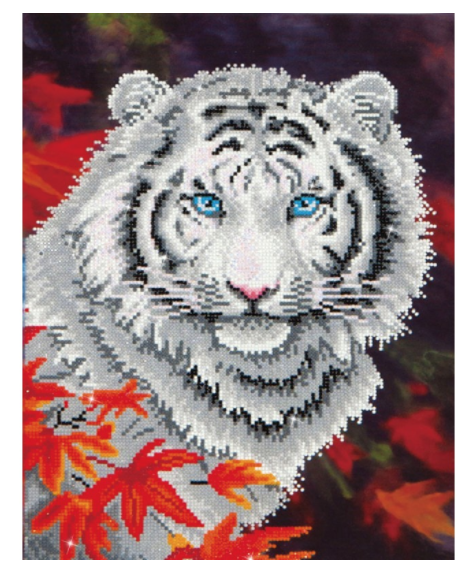 DIAMOND DOTZ White Tiger in Autumn