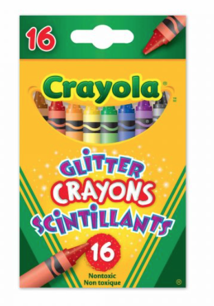 Glitter Crayons 16pc