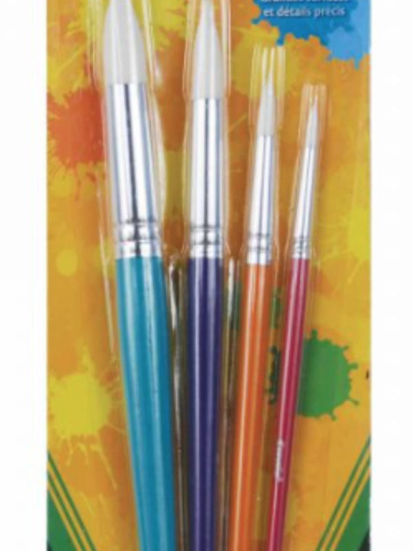 Crayola Crayola Round Brushes 4 pc
