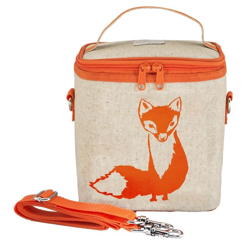 Orange Fox Large Cooler Bag