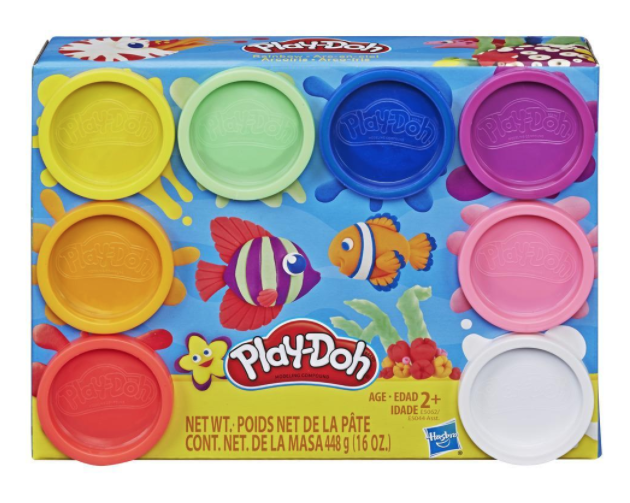 Play-Doh 8pc assorted colours