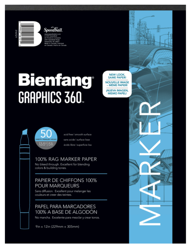 Bienfang Marker Paper Pad 9x12