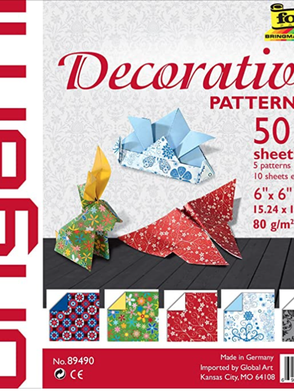 Folia Origami Decorative Patterns 50sh