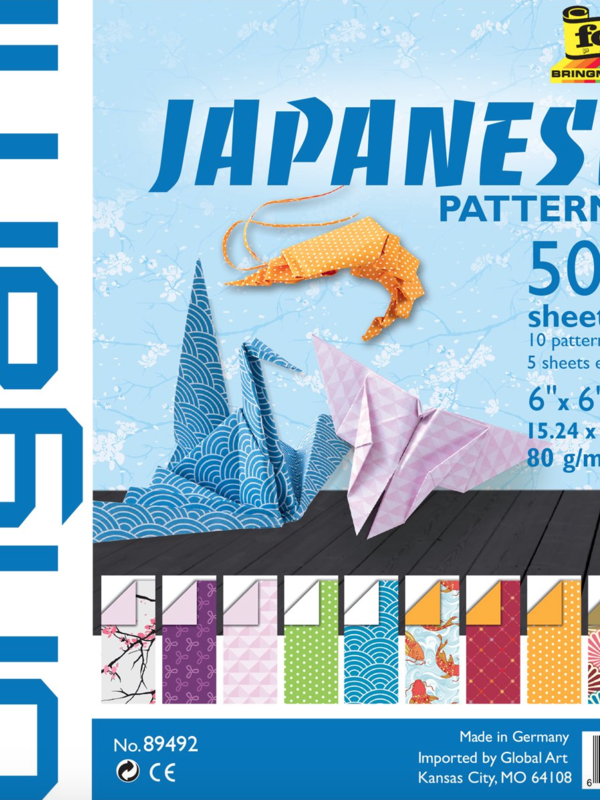 Folia Origami Japanese Patterns 50sh