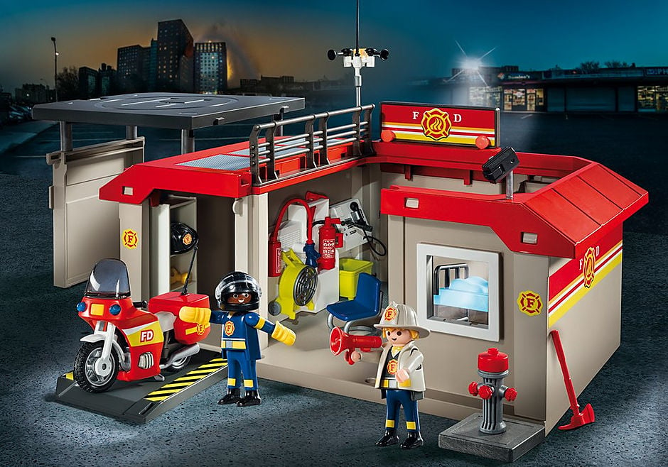 Playmobil Take Along Fire Station