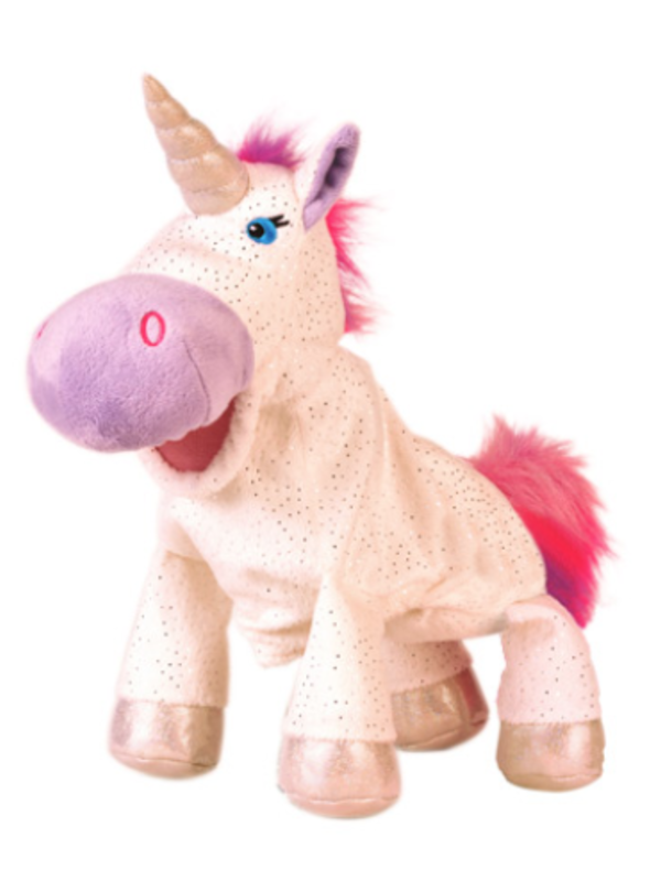 Fiesta Unicorn Moving Mouth Puppet