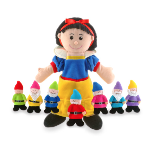 Snow White & Seven Dwarfs Puppet Set