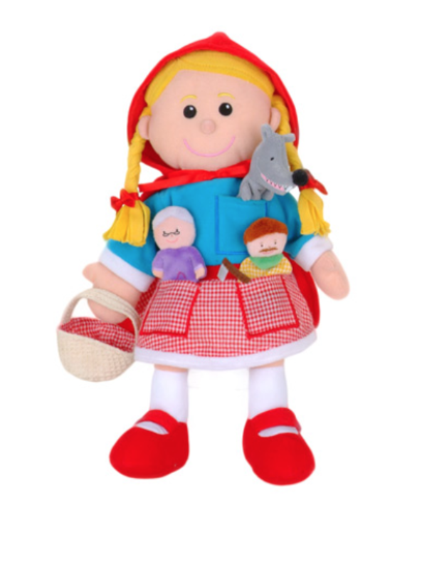 Fiesta Red Riding Hood Puppet Set