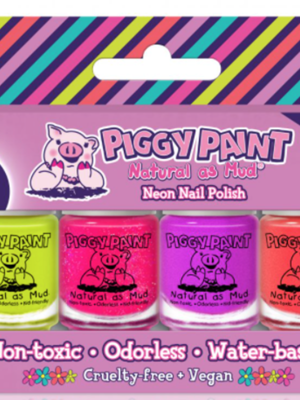 Piggy Paint Mini Neon Polish Set