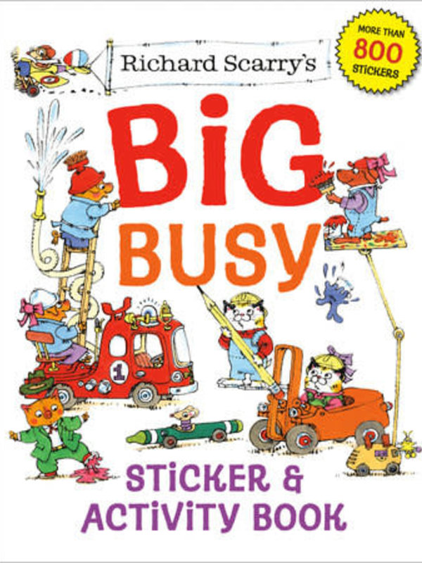 Golden Richard Scarry's Big Busy Sticker & Activity Book