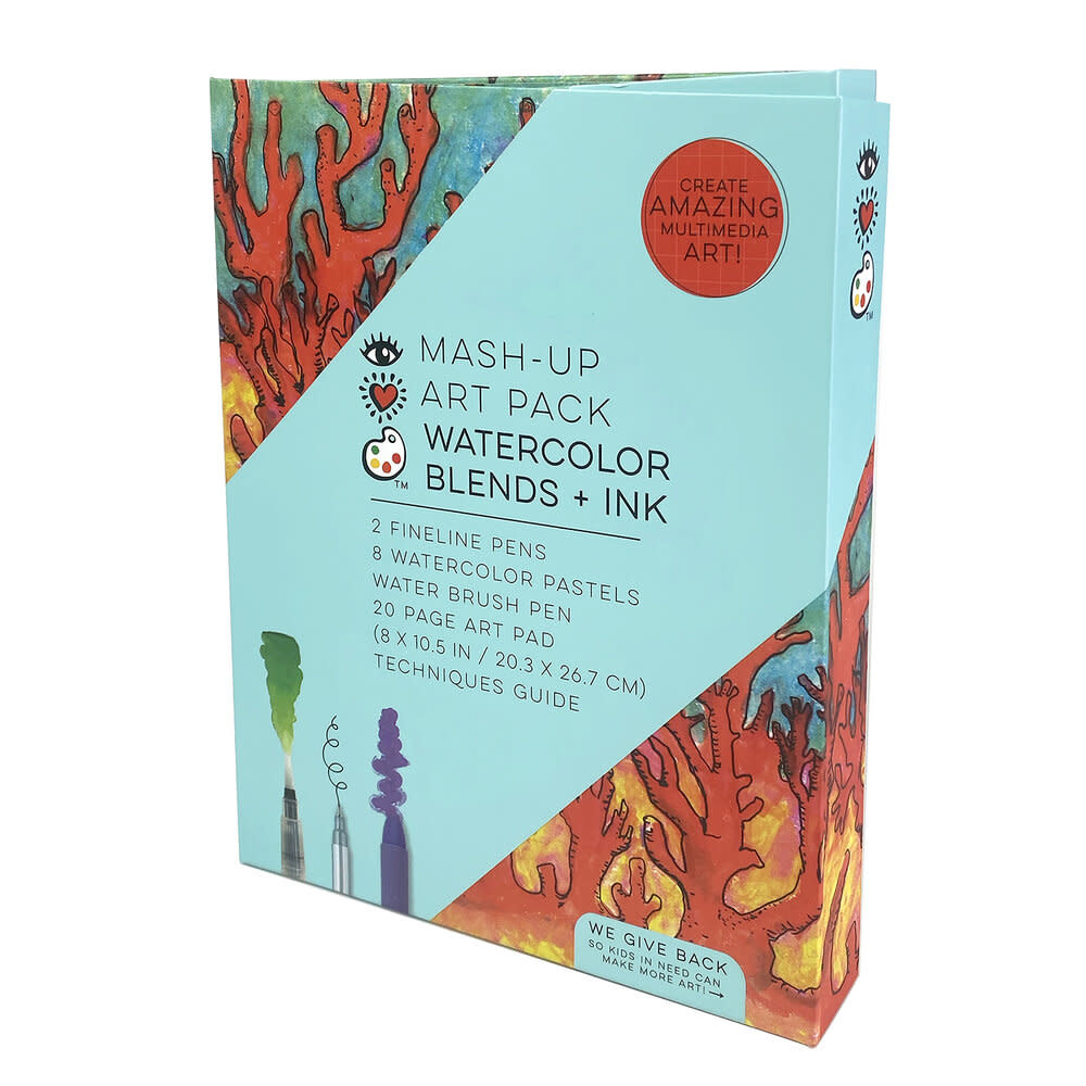 Mash Up Art Pack Watercolor Blends + Ink