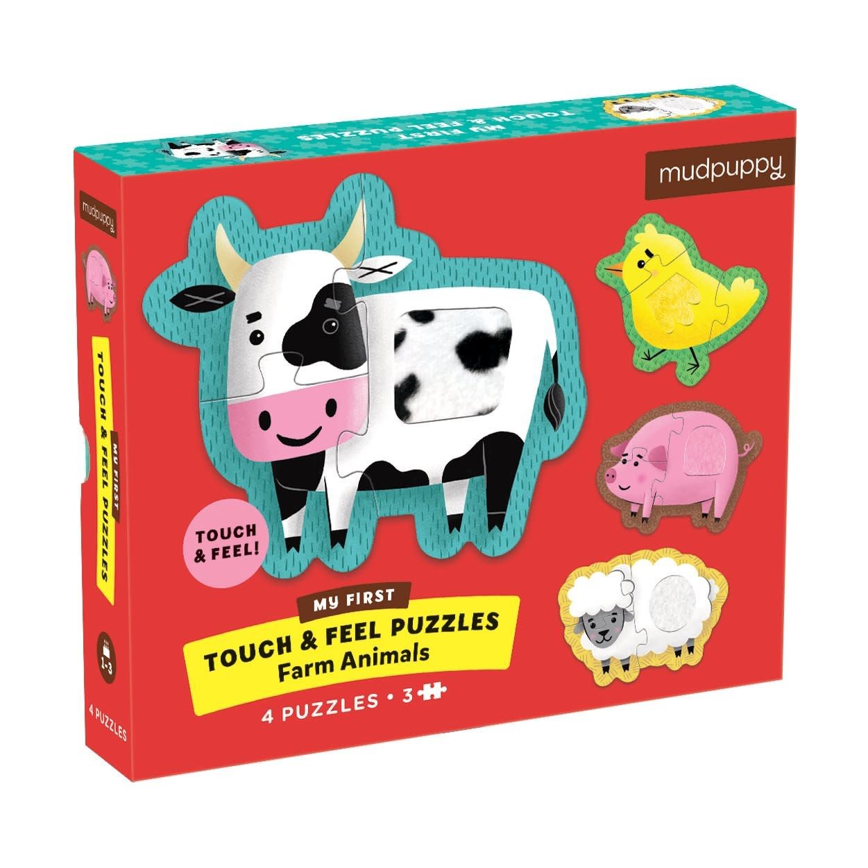 My First Touch & Feel Farm Animals Puzzles