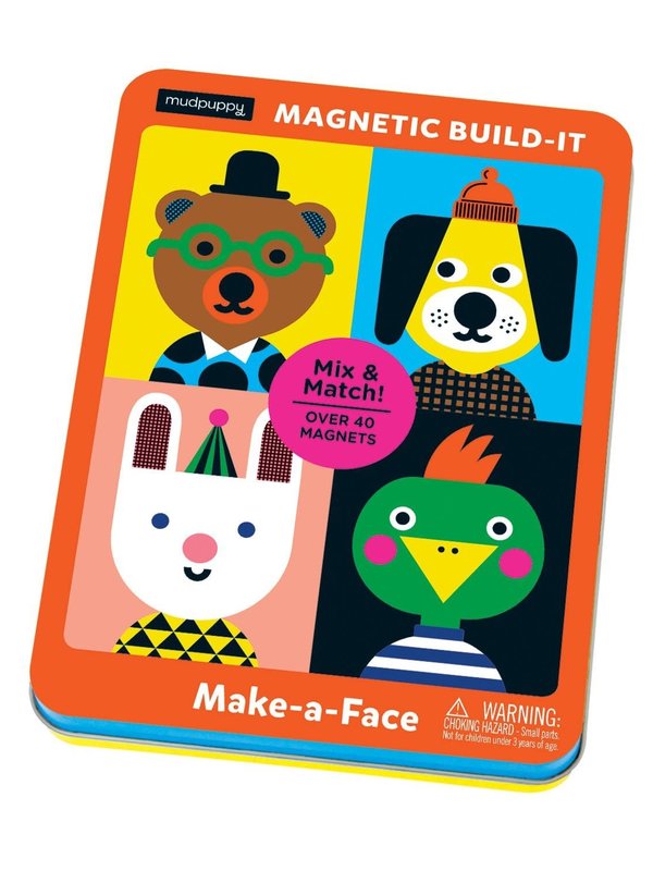 Mudpuppy Make A Face Magnetic Build-It