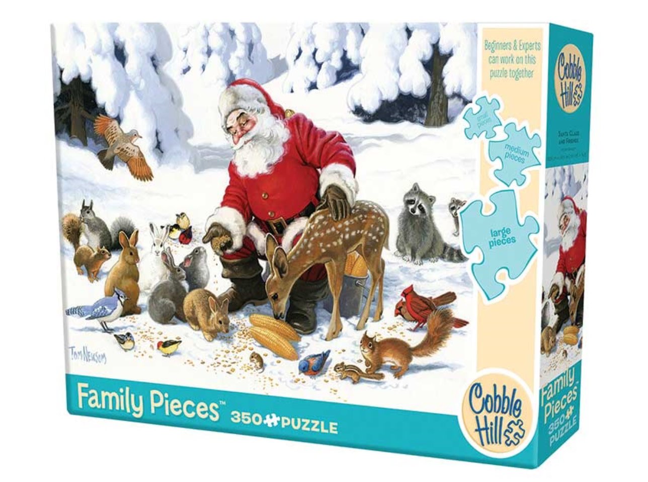 Santa Claus and Friends 350pc Family Puzzle