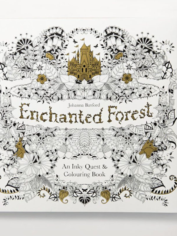 Laurence King Enchanted Forest: An Inky Quest & Colouring Book