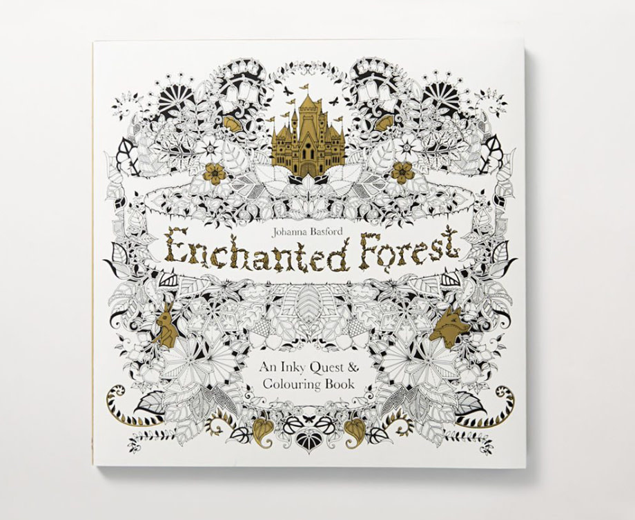 Enchanted Forest: An Inky Quest & Colouring Book