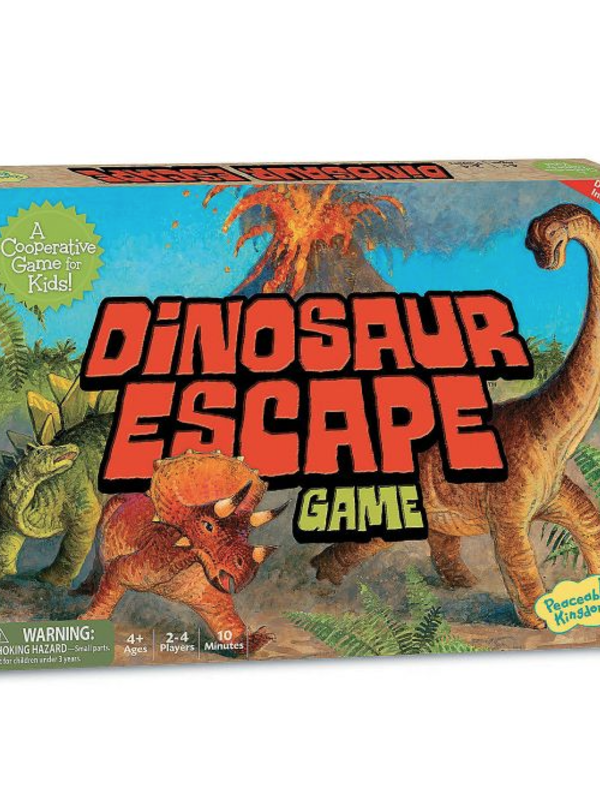 Peaceable Kingdom Dinosaur Escape Cooperative Board Game